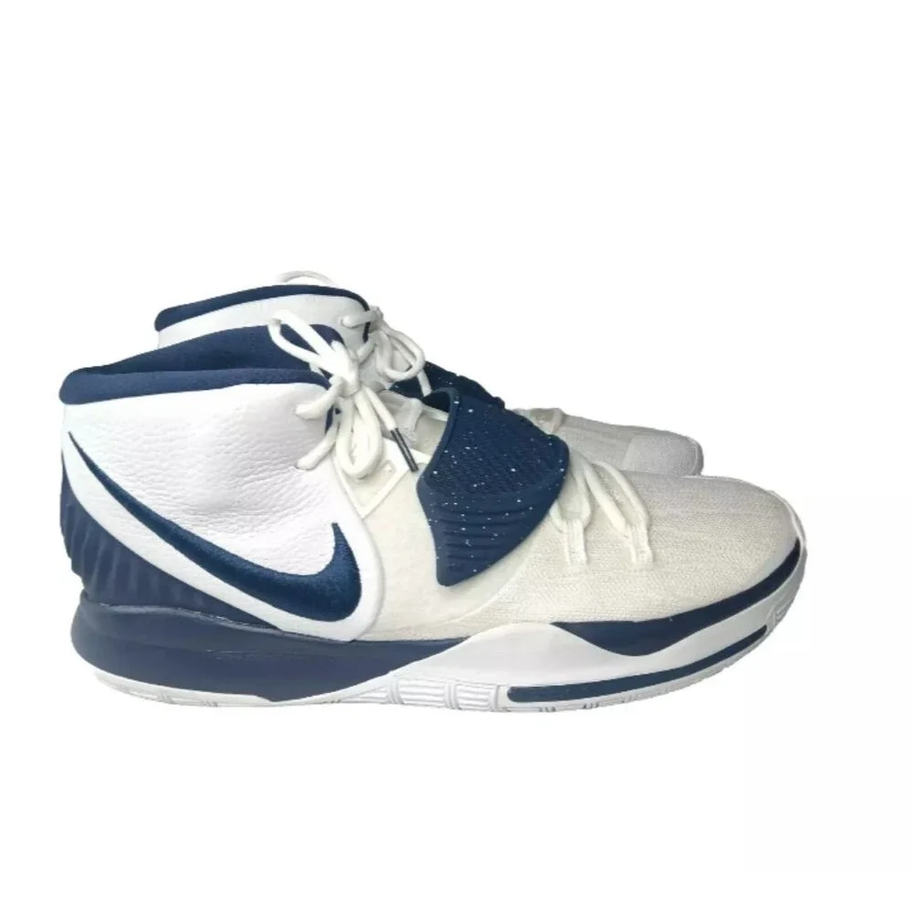 Nike Kyrie 6 TB White Midnight Navy Shoes Size 16